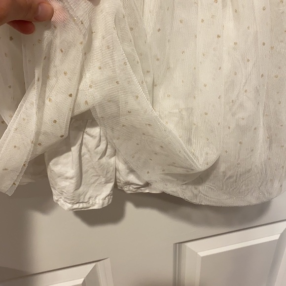 OshKosh B’Gosh Denim and Tulle Overalls EUC - Picture 4 of 10